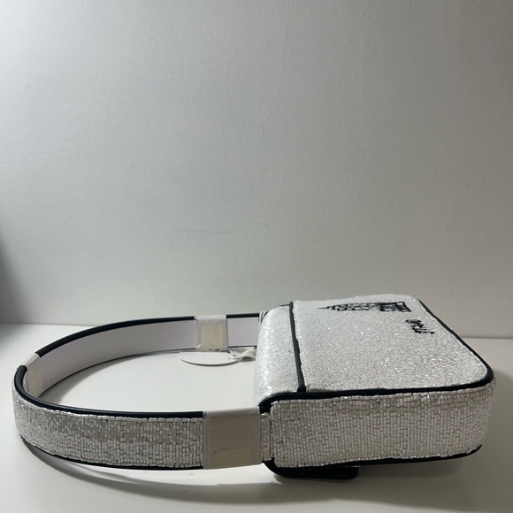 Staud I Love NY Tommy Viral Beaded Shoulder Bag Purse Handbag - Picture 9 of 12